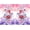 Floral-A, variant on Boho Floral Kitchen Curtains, Watercolor Roses & Irises, Kitchen Window Curtains, 2 Panels Set, 28x40in