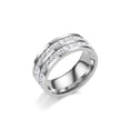 thumbnail image 2 of Anillo de mujer, adornos de joyería, decoración de mano, hermosos anillos románticos brillantes para mujer, accesorio de moda, decoración de Ropa, zapatos y accesorios Miscelánea Plata/2 capas Minnieouse AP015313-02, 2 of 6