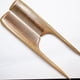 thumbnail image 4 of Peine de cola - Peine desenredante de madera natural para cabello rizado - Peine de sándalo antiestático para hombres, mujeres y niños. JM, 4 of 5