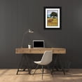 thumbnail image 3 of Wilson, Emily 17x24 Black Ornate Wood Framed with Double Matting Museum Art Print Titled - Italy-Apulia-Metropolitan City of Bari-Gioia del Colle Bales of hay in a field, 3 of 4