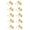 10 Pairs-Gold-3mm, variant on 10 Pairs 3mm Round Ball Stud Earrings 316L Stainless Steel Stud Earrings for Women Men, Silver