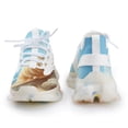 thumbnail image 4 of 2024 Seashell On The Beach Women Or Men Lace Up Flat Sneakers Female Mesh Walking Footwear, 4 of 8
