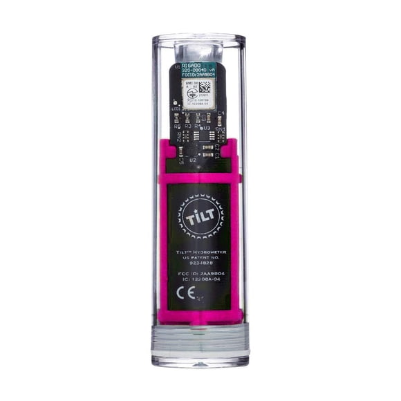 Hidrómetro y termómetro inalámbrico rosa Tilt para elaboración de cerveza