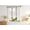 C-Gray, variant on Jademall Blackout French Door Curtain, Self-Adhesive No Drill Thermal Polyester Fabric Privacy Shade with Tie-Backs, for Patio, Front Door, Closet & Room Divider, 1 Panel, Dark Grey, 26" x 68"