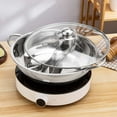 thumbnail image 4 of LCXmlly Double-Flavoured Hotpot DoubleFlavored Stainless Steel Pot Set: Binaural Induction Cooker Compatible, 4 of 6