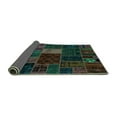 thumbnail image 2 of Ahgly Company Indoor Rectangle Oriental Turquoise Blue Modern Area Rugs, 6' x 9', 2 of 4