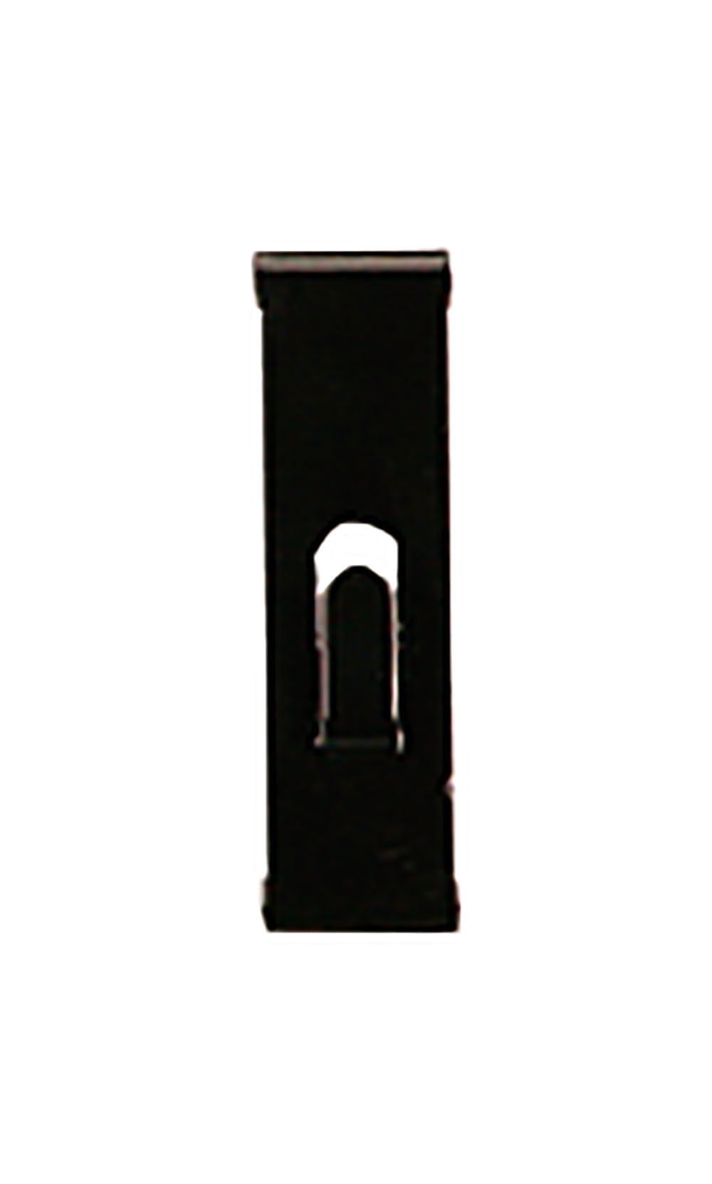 Black Notch Hook for Wire Grid 1/4" Notch Depth Pack of 50