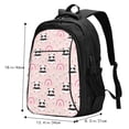thumbnail image 5 of Wukai Cute Cartoon Panda Travel Laptop Backpack: Business Water-Resistant Bag with USB Charging Port, Ideal College Backpack for Men & Women, 5 of 6