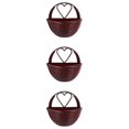 thumbnail image 3 of Flower Basket Wall Art 4Pcs Decorative Natural Style Indoor Use Wall Mounting, 3 of 5