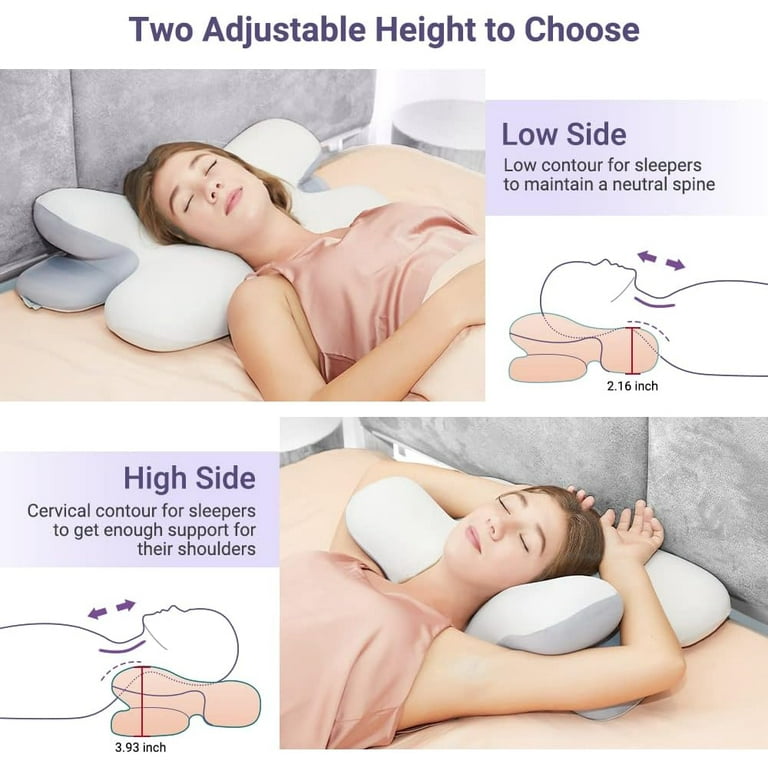 Cooling Cervical Neck Pillow For Neck Pain Relief, Ergonomic
