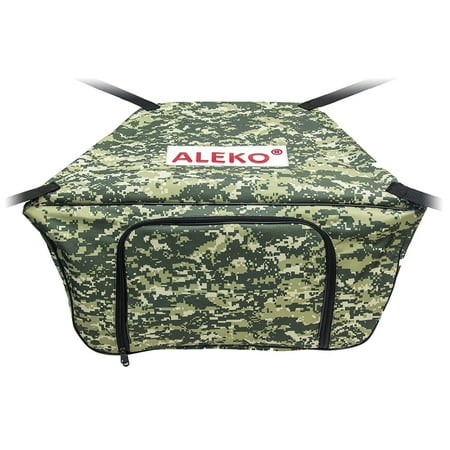 ALEKO Front Bow Storage Bag for 10.5 Foot Boats - 26 x 15 Inches - Digital