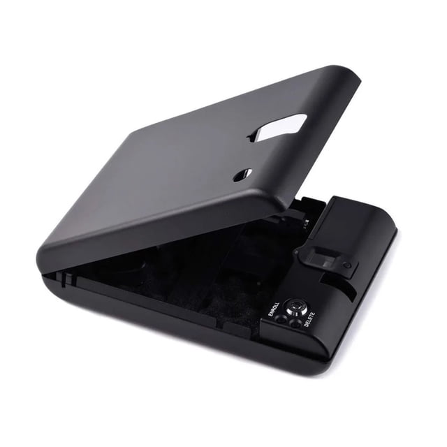 Fingerprint Safe Box , Mini Solid Steel Security , Key Valuables Jewelry Box ,Office Key Storage
