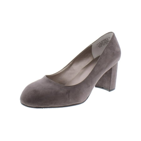 

Array Womens Isabella Faux Suede Block Heel Pumps
