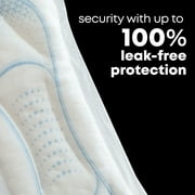 U by Kotex Clean & Secure Overnight Maxi Pads, 40 Count