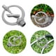 thumbnail image 3 of 2 aspersores giratorios automáticos con cabezal rociador de metal para riego de césped, sistema de riego para jardín y patio, uso en exteriores., 3 of 7