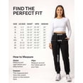 thumbnail image 3 of 3 Pack Women's Fleece Joggers Sweatpants Lounge Pants Sweats Casual Pockets, 3 of 7