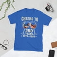 thumbnail image 2 of Cheers to 250 Years Shirt, America 250 Anniversary Tee, 1776-2026 Patriotic American Flag T-Shirt, 2 of 3