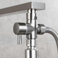 thumbnail image 2 of Solid Brass 3-Way Valve G1/2" Hand Shower Shower Components Universal Fitting, Brushed Nickel, 2 of 5