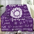 thumbnail image 2 of Mom Blanket Gifts for Mom,Mothers Day Best Gifts for Mom from Daughter Son,Super Soft Throw Blankets for Mom's Birthday Gifts for Bed Couch 50”x40”, 2 of 5