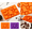 #04924260529001A9 Orange, variant on Halloween Silicone Mold for Chocolate Candy Mold with Bat Witch Hat Broom Spider Shapes for Halloween Treats Baking (Purple)