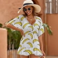 thumbnail image 5 of Cute Yellow Banana Women's Luxury Party Dress Evening Dresses Ladies Cover Ups, 5 of 6