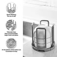 thumbnail image 3 of Wovilon Kitchen Drain- Dish Rack Inverted Buckle Storage Rack Retractable Drain- Rack Kitchen Gadgets Kitchen Tools, 3 of 7