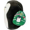 thumbnail image 2 of Squishmallows Official KellyToy Squisharoys Holiday Christmas 2023 - Soft Corduroy Fabric - Choose Character and Size Luna Penguin, 8 Inch, 2 of 4