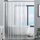 thumbnail image 2 of Cortina de ducha impermeable Resistente al moho 180*180 CHAO 3D Adoquines 180 x 200 cm con 12 anillas de ganchos, 2 of 5