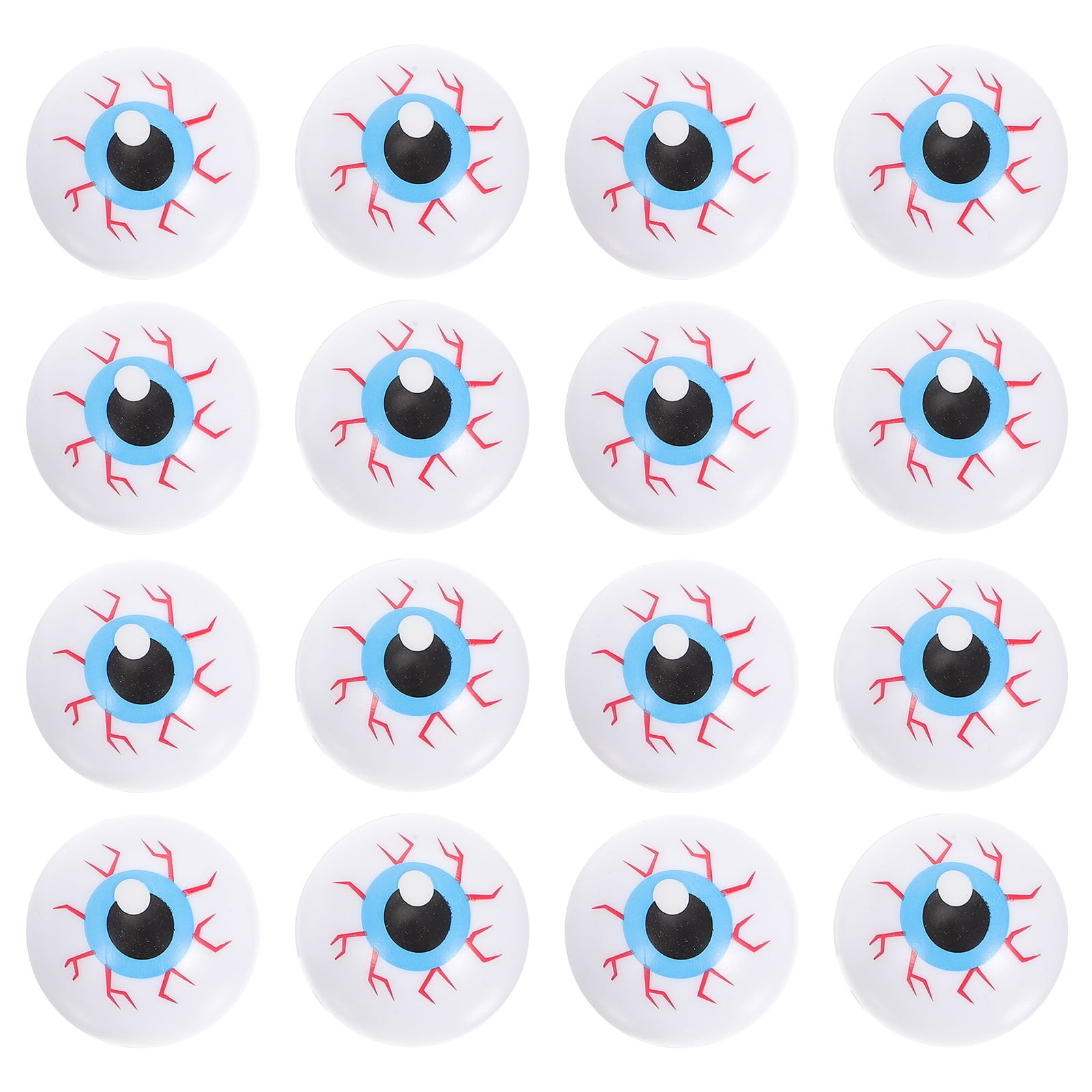 24pcs Halloween Eyeballs Plastic Scary Eyeballs Party Horror Eyeball