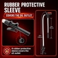 thumbnail image 6 of 3.8GPM Auto-Stop Electric Fuel Transfer Pump, 51" Long Hose, 4 Size Adapters, Leak Proof Portable Gas Can Pump for Gasoline Diesel Kerosene Oil(Bare Tool), 6 of 10