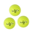 thumbnail image 2 of yotijar 3 Pieces Golf Balls 1.68in Competition Game Ball for Golf Driving Range Yard Yellow, 2 of 8