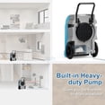 thumbnail image 5 of ALORAIR  270 Pints Commercial Dehumidifiers Smart Wi-Fi with Pump, Up to 3,000 Sq.Ft Coverage for Large Room or Basements, Industrial Dehumidifier with Drain Hose, 5 Years Limited Warranty, Blue, 5 of 9