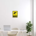 thumbnail image 3 of Stupell Industries Caution Roswell NM Alien UFO Travel & Places Painting Gray Framed Art Print Wall Art, 3 of 5
