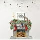 thumbnail image 2 of Chimenea falsa de Feliz Navidad con fuego, pegatinas de pared de regalo de Navidad para sala de estar, cocina, habitación, decoración del hogar, pegatina decorativa, 2 of 4