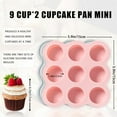 thumbnail image 5 of 2 Pcs Air Fryer Non-Stick Reusable Egg Mold Muffin Pan for Microwave, Oven, Refrigerator, Steamer (5.9 x 5.9 inches), 5 of 7