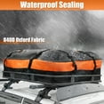 thumbnail image 6 of Unique Bargains 21 Cubic Feet Car Roof Bag Rooftop Top Cargo Carrier Bag Waterproof with Anti-Slip Mat Door Hooks Set, 6 of 6