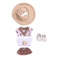 thumbnail image 2 of Camiseta para muñeca perfecl abrigo y pantalones cortos 15 cm con sombrero y zapatos, 2 of 8