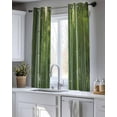 thumbnail image 5 of Green Plants Sheer Curtains 39 Inch Length 2 Panels Set for Living Room/Bedroom, Forest Natural Landscape Botanical Kitchen Curtains Grommet Semi-Sheer Curtains Drapes Window Treatments 27.5"x39"x2, 5 of 7
