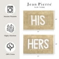 thumbnail image 2 of Jean Pierre "His & Hers" Cotton 2-Piece Bath Rug Set, 2 of 6