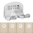 thumbnail image 4 of Soumake Hair Dryer Holder Wall Mounted Easy Installation Space-Saving Moisture-Proof Heavy Duty Bathroom Storage Organizer, 4 of 7