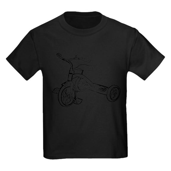 CafePress - Tricycle T Shirt - Dark T-Shirt Kids XS-XL