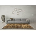 thumbnail image 3 of Ahgly Company Indoor Rectangle Abstract Brown Contemporary Area Rugs, 7' x 9', 3 of 4