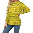 thumbnail image 3 of Aiyino Womens Sweatshirts Casual Loose T Shirts Crewneck Long Sleeve Pullover Tunic Tops, 3 of 6