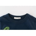 thumbnail image 2 of YOUI-GIFTS Infant Toddler Boys Graphic Long Sleeve T-Shirts Kids Little Boys Dinosaur Truck Stripes Tees Tops Autumn Spring, 2 of 6