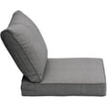 thumbnail image 2 of Ovios Back and Seat Cushion Set for Outdoor Furniture, 2-Piece Replacement Cushions for Deep Seating Patio Chair, Outside Pads for Porch, Deck and Garden Seats, 2 of 6