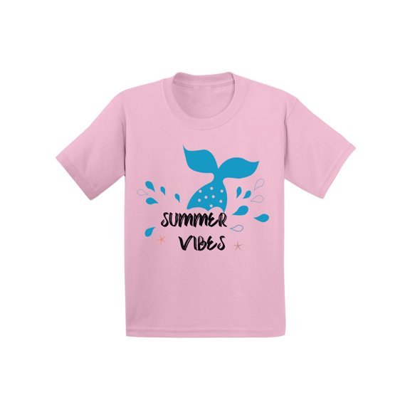 Awkward Styles Summer Vibes Toddler Shirt Summer Vibes T-Shirt for Children Beach Gifts for Little One Beach Clothing for Children Beach Shirt for Kids Summer T-Shirt for Boys Summer Vibes Shirts
