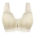 thumbnail image 2 of gakvbuo Clearance Items All 2022!Plus Size Bras For Woman Post-Surgery Bra Full Coverage No Underwire Bra Front Buckle Underwear Wirefree Bralette Minimizer Bra Seamless Push Up Bra Underwear, 2 of 2