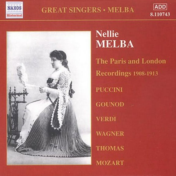 Nellie Melba - Great Singers-Vol. 3 - Music & Performance - CD