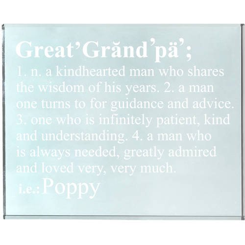 Personalized Define Him Glass Block Walmart Com Walmart Com
