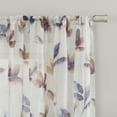 thumbnail image 3 of No.918 Ellie Floral Print Sheer Rod Pocket Curtain Panel, 51"x63", Multicolored, 3 of 6
